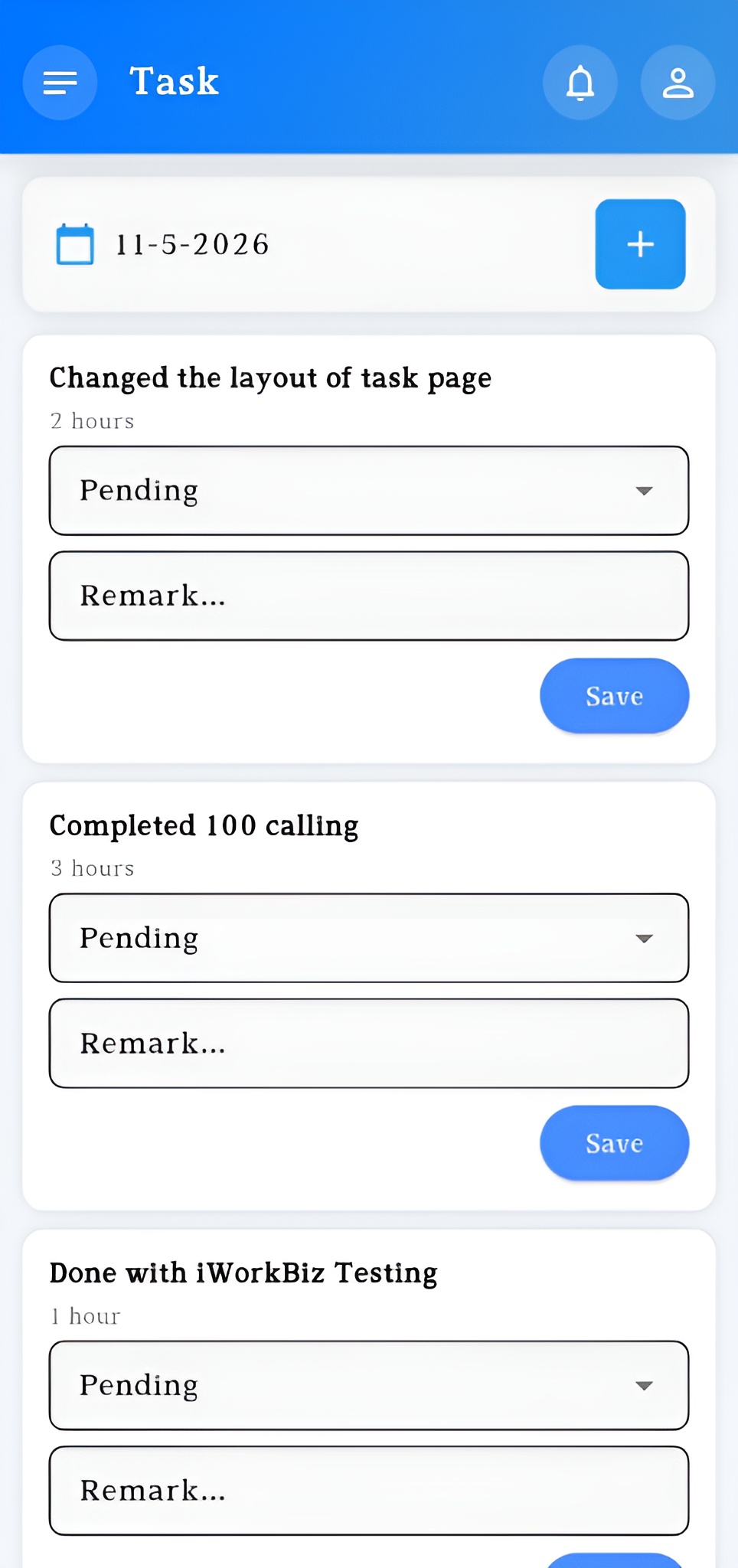 Tasks